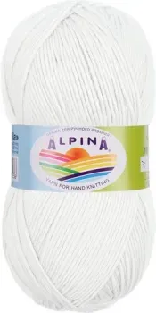 Alpina Yarn Stella 100 г 250 м №84 (белый)