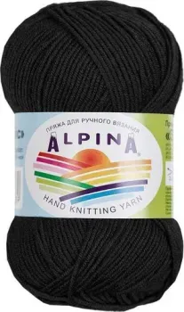 Alpina Yarn Slavic 50 г 140 м №01 (черный)