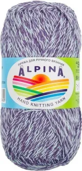 Alpina Yarn Shebby 50 г 150 м №01 (голубой/синий)