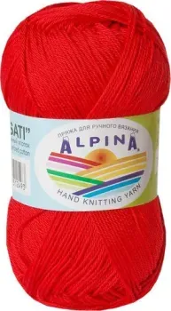 Alpina Yarn Sati 50 г 170 м №179 (красный)