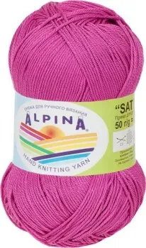 Alpina Yarn Sati 50 г 170 м №168 (яр.розовый)