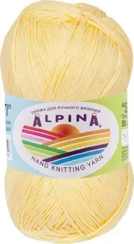 Alpina Yarn Sati 50 г 170 м №006 (желтый)