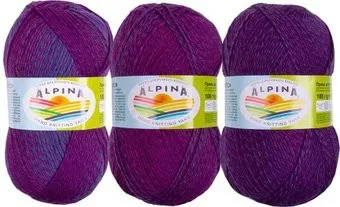 Alpina Yarn Romantic 100 г 300 м №10 (фиолетовый/сиреневый/св.синий)