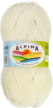Alpina Yarn Roland 50 г 200 м №20 (белый натуральный)