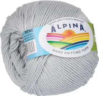 Alpina Yarn Rene 50 г 105 м №478 (бл.серый)