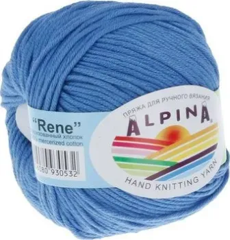 Alpina Yarn Rene 50 г 105 м №087 (бл.синий)