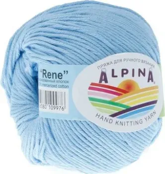 Alpina Yarn Rene 50 г 105 м №083 (голубой)