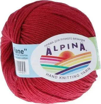 Alpina Yarn Rene 50 г 105 м №020 (бордовый)