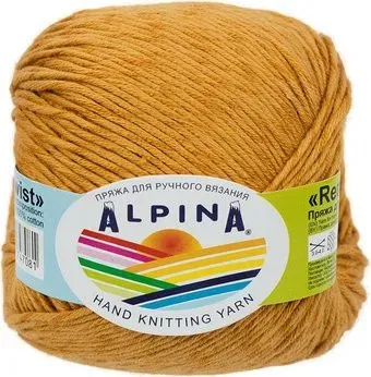 Alpina Yarn Rene Twist 50 г 125 м №02 (золотистый)