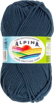 Alpina Yarn Nature 50 г 105 м №006 (т.джинсовый)