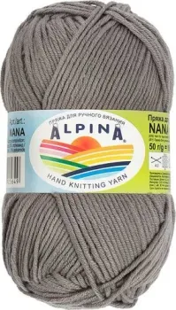 Alpina Yarn Nana 50 г 105 м №21 (серый)