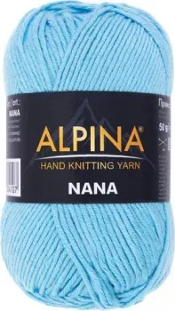 Alpina Yarn Nana 50 г 105 м №15 (яр.голубой)