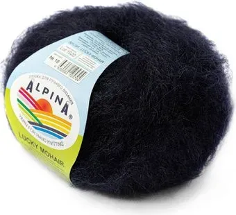 Alpina Yarn Lucky Mohair 50 г 150 м №10 (т.синий)