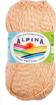Alpina Yarn Lollipop 50 г 175 м №03 (коралловый/желтый/бежевый/персиковый)