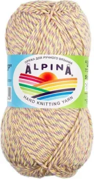 Alpina Yarn Lollipop 50 г 175 м №01 (персиковый/бежевый/салатовый/сиреневый)