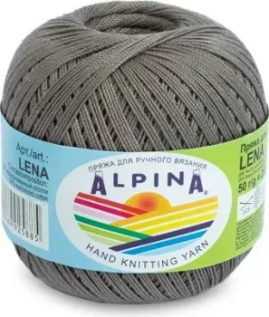 Alpina Yarn Lena 50 г 280 м №42 (серый)