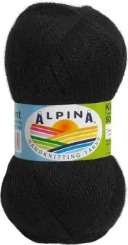 Alpina Yarn Klement 50 г 300 м №02 (черный)