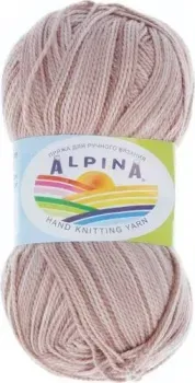 Alpina Yarn Holly Melange 50 г 200 м №12 (бежево-розовый/т.бежево-розовый)