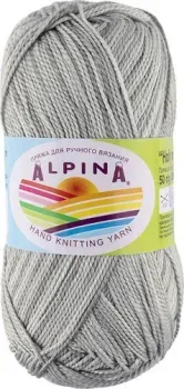 Alpina Yarn Holly Melange 50 г 200 м №04 (св.серый/серый)