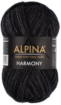 Alpina Yarn Harmony 50 г 175 м №02 (черный)