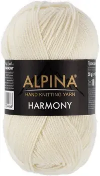 Alpina Yarn Harmony 50 г 175 м №01 (белый)