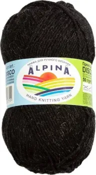 Alpina Yarn Disco 50 г 150 м №01 (черный)