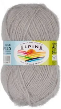 Alpina Yarn Alpaca Pollo 50 г 125 м №07 (св.серый)
