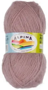 Alpina Yarn Alpaca Pollo 50 г 125 м №03 (пыльно-розовый)