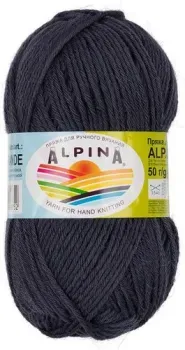 Alpina Yarn Alpaca Grande 50 г 118 м №05 (т.серый меланж)