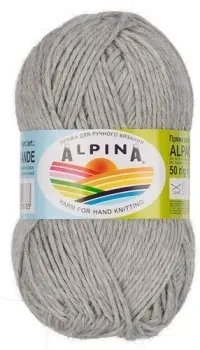 Alpina Yarn Alpaca Grande 50 г 118 м №04 (св.серый меланж)