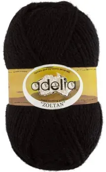 Adelia Zoltan 100 г 115 м №177 (черный)