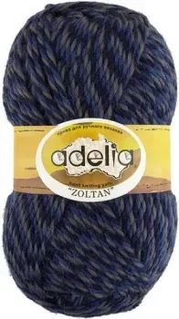 Adelia Zoltan 100 г 115 м №164 (синий/серый)