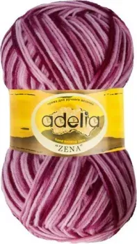 Adelia Zena 100 г 308 м №71 (св.розовый/т.розовый/фиолетовый)