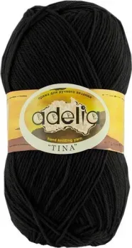 Adelia Tina 100 г 308 м №120 (черный)