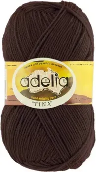Adelia Tina 100 г 308 м №102 (т.коричневый)
