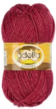 Adelia Sandra 50 г 90 м №12 (бордовый)