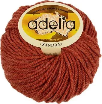 Adelia Sandra 50 г 90 м №06 (красно-оранжевый)