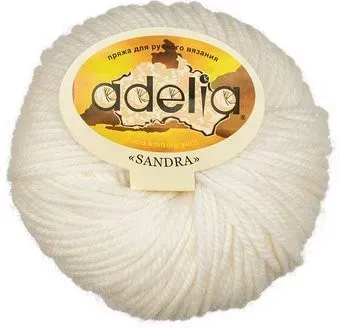 Adelia Sandra 50 г 90 м №02 (белый)