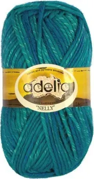 Adelia Nelly 100 г 100 м №12 (синий/т.бирюзовый)