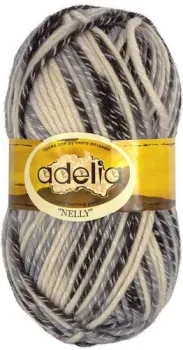 Adelia Nelly 100 г 100 м №03 (натуральный/серый/т.серый)