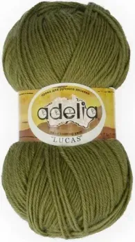 Adelia Lucas 100 г 218 м №21 (оливковый)