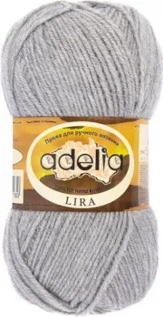 Adelia Lira 50 г 200 м №18 (св.серый меланж)