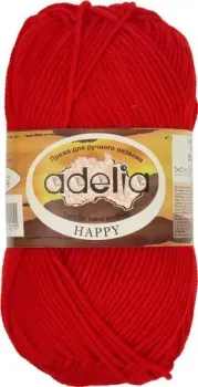 Adelia Happy 50 г 128 м №15 (красный)