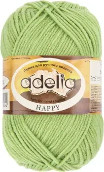 Adelia Happy 50 г 128 м №09 (салатовый)