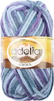 Adelia Emma 50 г 50 м №05 (фиолетовый/голубой/серый)