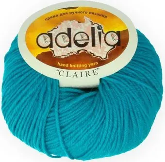 Adelia Claire 50 г 138 м №400 (сине-зеленый)
