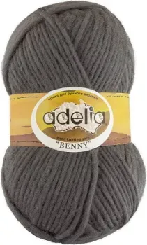 Adelia Benny 100 г 96 м №727 (серый меланж)