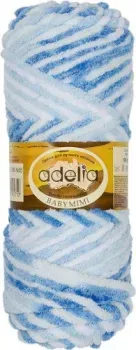 Adelia Baby Mimi 100 г 80 м №05 (белый/серый/синий/голубой)