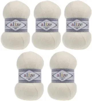 Alize Lanagold 800 62 (800 м, молочный, 5 мотков)