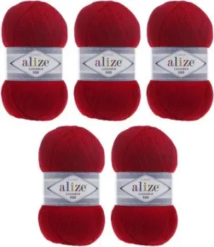 Alize Lanagold 800 390 (800 м, вишневый, 5 мотков)